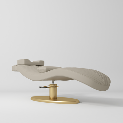 Ergonomiczne łóżko kosmetyczne do zabiegów beauty Royale - Kamienny Taupe