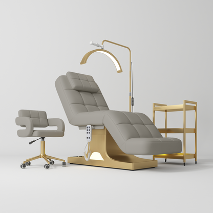 Meubelset voor Salon Saphir Versie A - Parelgrijs Beige