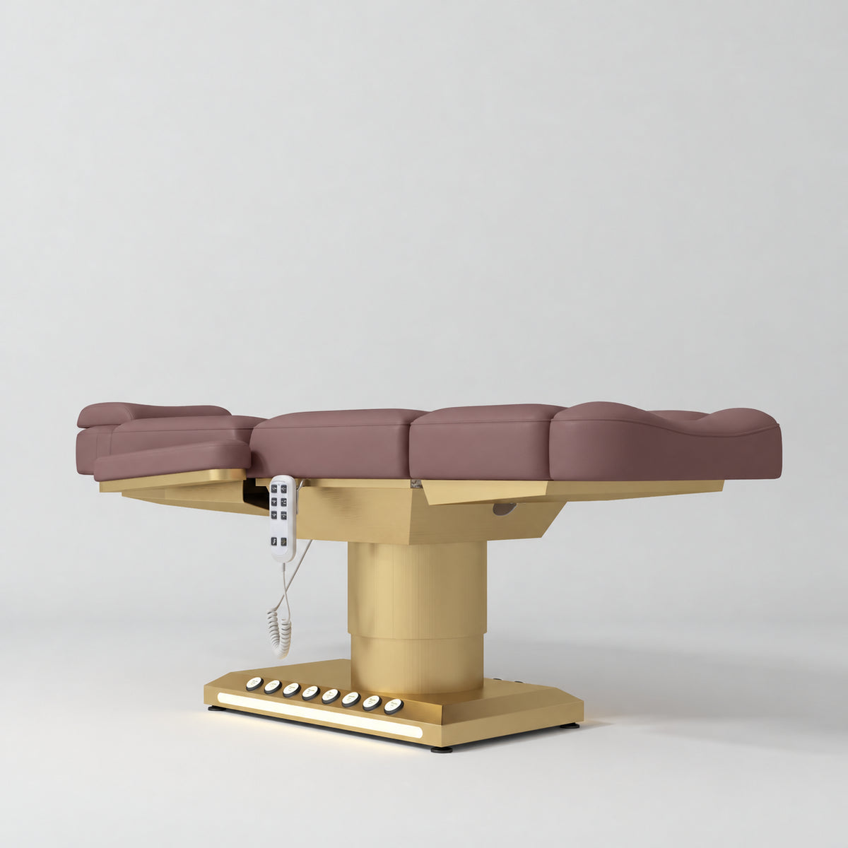 Aurélie – poltrona estetica elettrica premium con comando a pedale - Color rosa antico