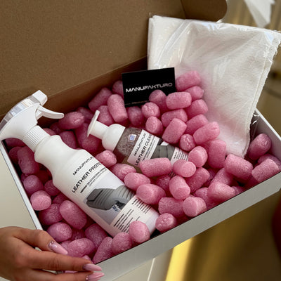 Premium Care Set - Ekonahan puhdistus- ja suojaussarja