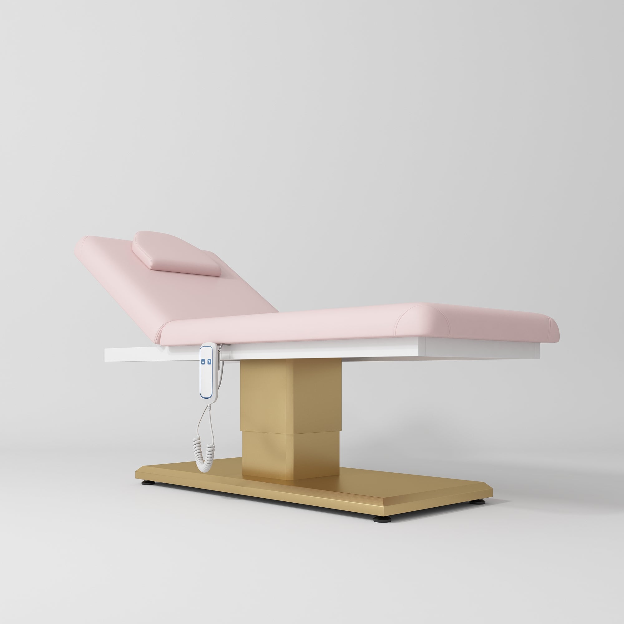 Elektryczne łóżko premium do masażu Chérie - Jasno Różowy