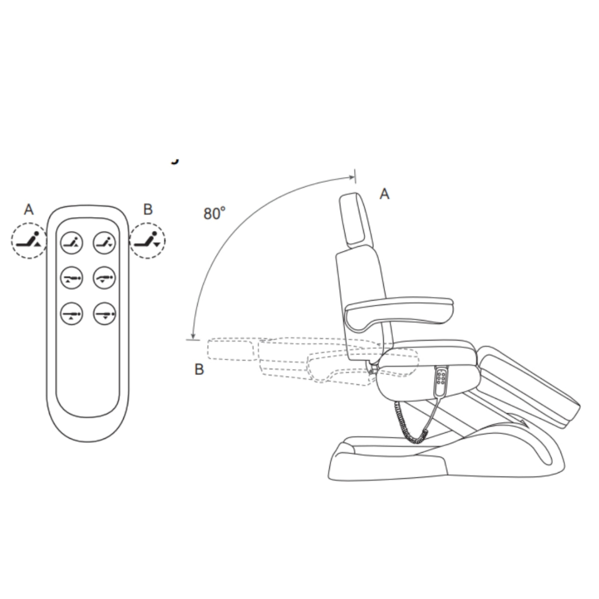 Luksusowe łóżko kosmetyczne Grace - Czekoladowa Mocha