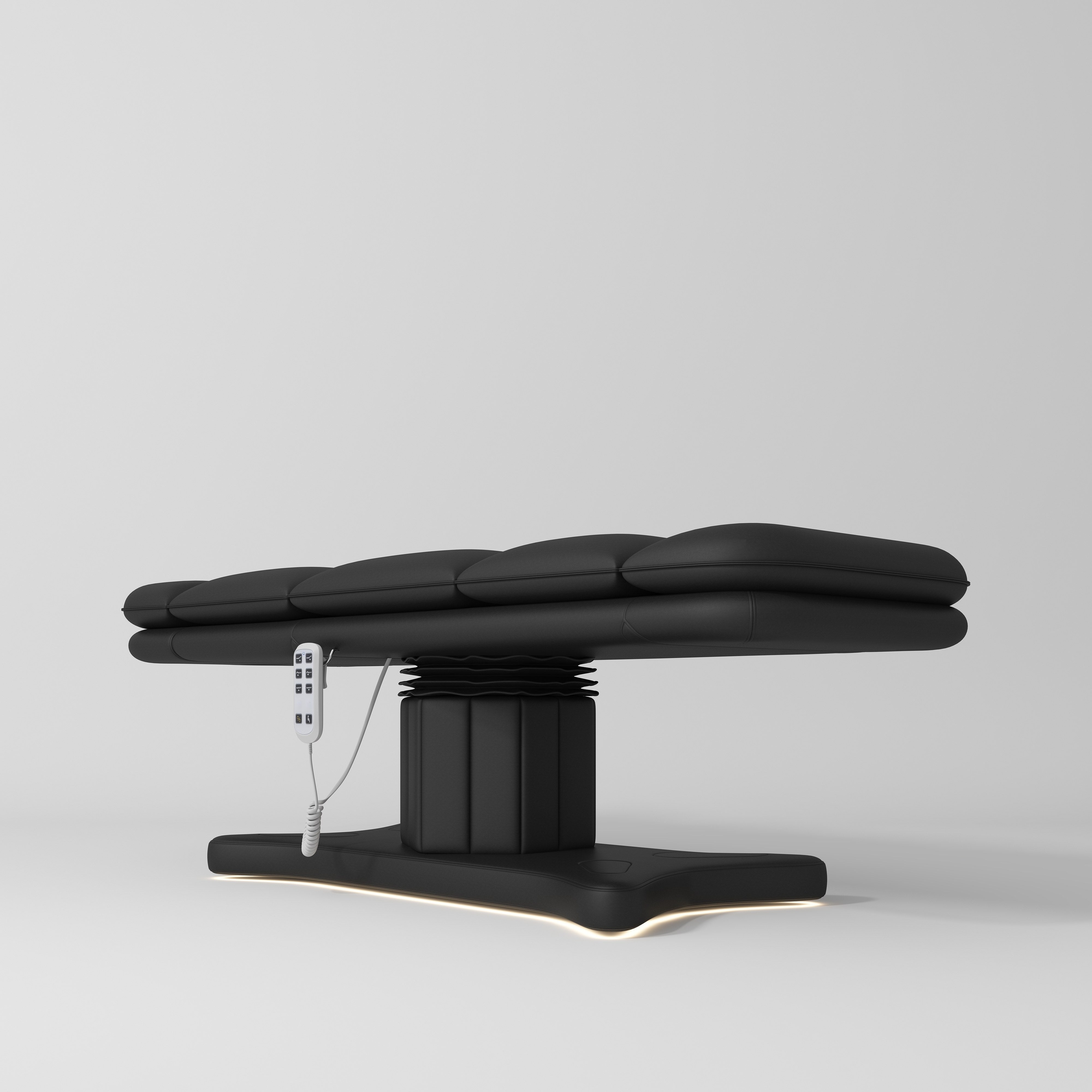 Imperial Signature - podgrzewane elektryczne łóżko kosmetyczne - Czarny