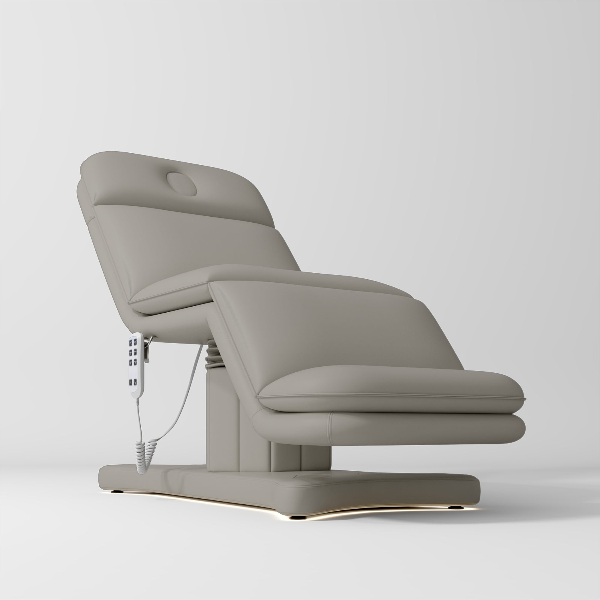 Imperial Signature - podgrzewane elektryczne łóżko kosmetyczne - Perłowy Szarobeż