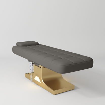 Saphir wersja A - luksusowe elektryczne łóżko kosmetyczne - Głęboki Popiel