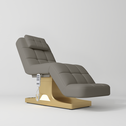 Saphir wersja A - luksusowe elektryczne łóżko kosmetyczne - Głęboki Popiel