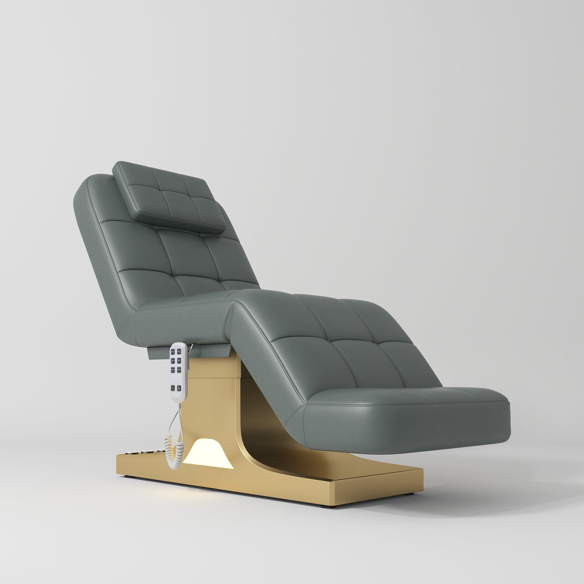 Saphir wersja A - luksusowe elektryczne łóżko kosmetyczne - Navy