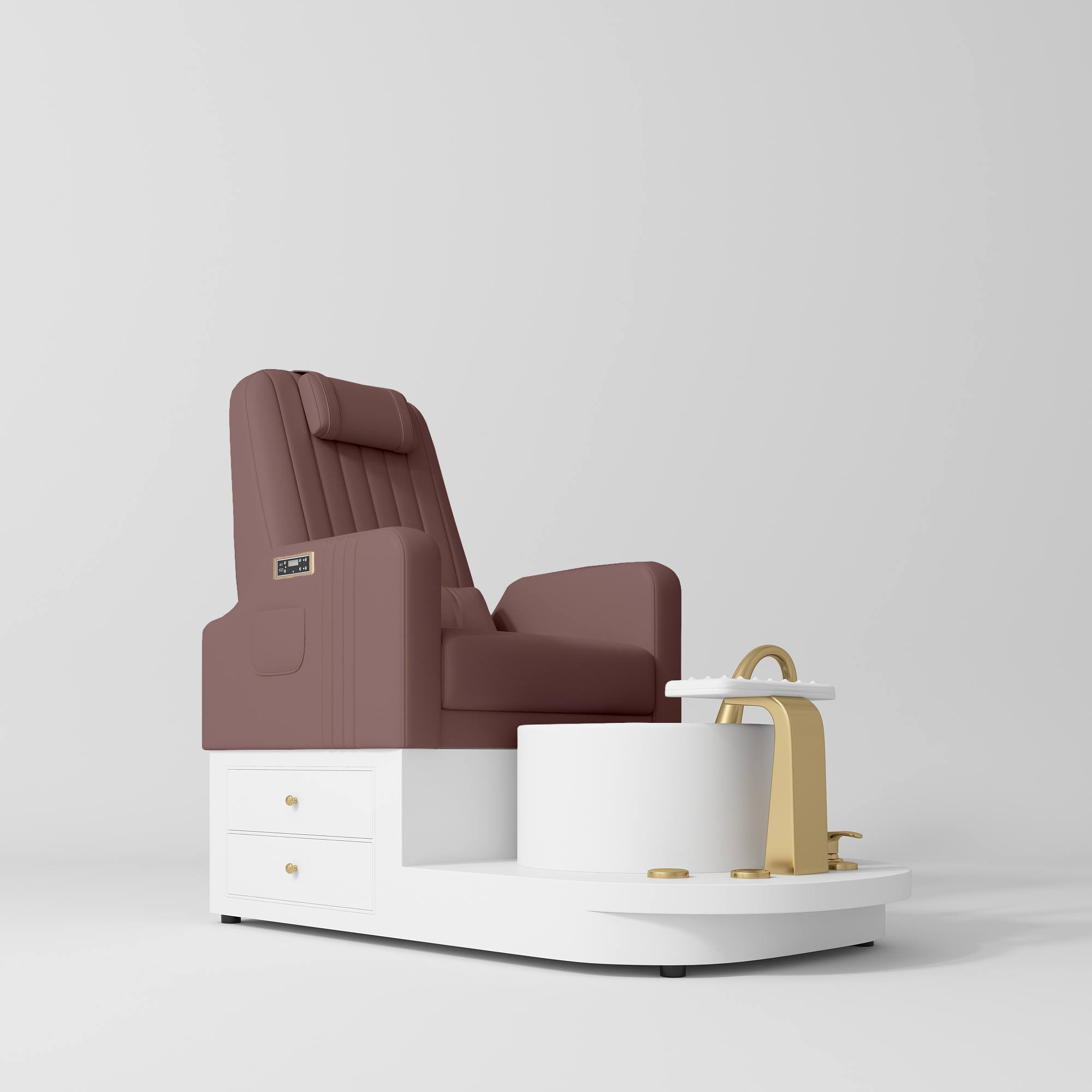 Noémie – luksusowy elektryczny fotel do pedicure z masażem - Brudny Róż
