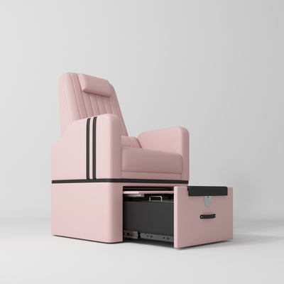 Perle – luksusowy fotel do pedicure bez instalacji wodnej - Różowy