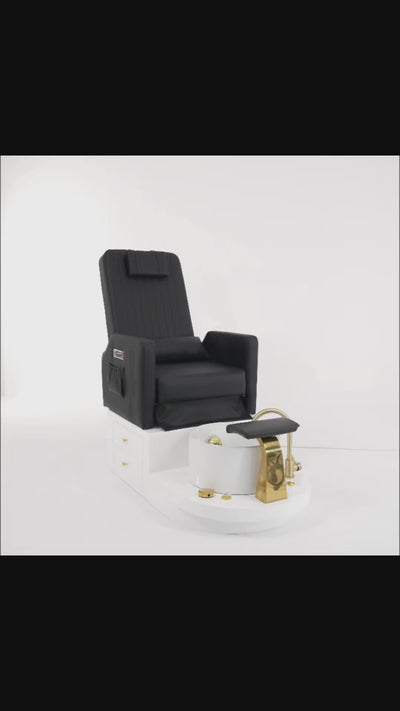 Noémie – luksusowy elektryczny fotel do pedicure z masażem - Brudny Róż