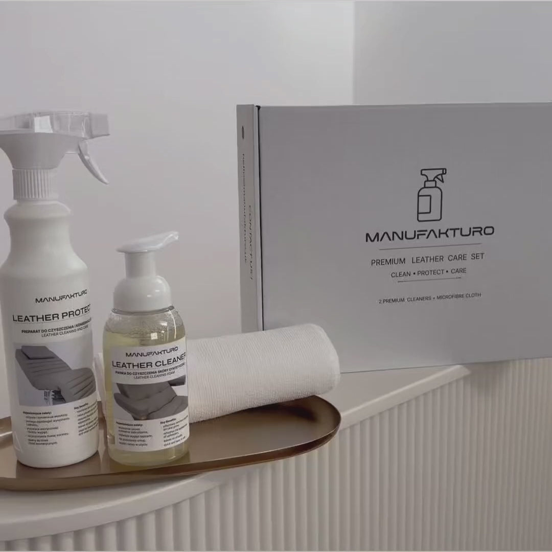 Premium Care Set - Ekonahan puhdistus- ja suojaussarja